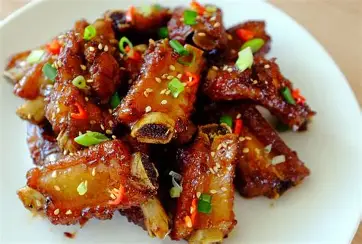糖醋排骨成品